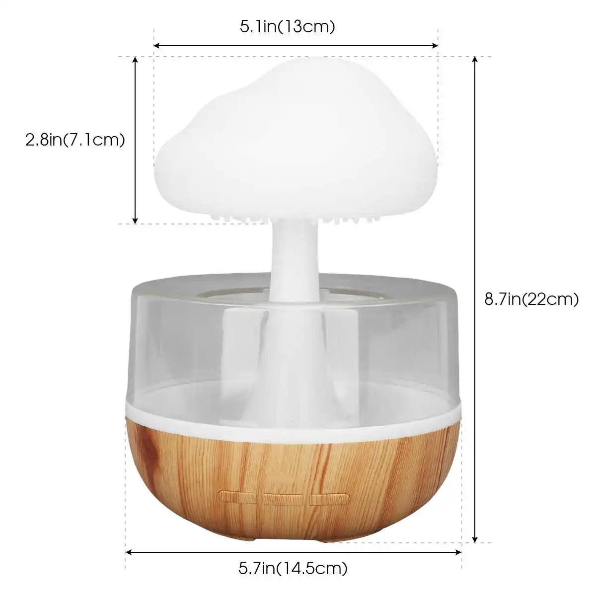 Colorful Mushroom Aromatherapy Humidifier – Relaxing Mist